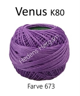 Venus K80 farve 673 Mellem lilla
